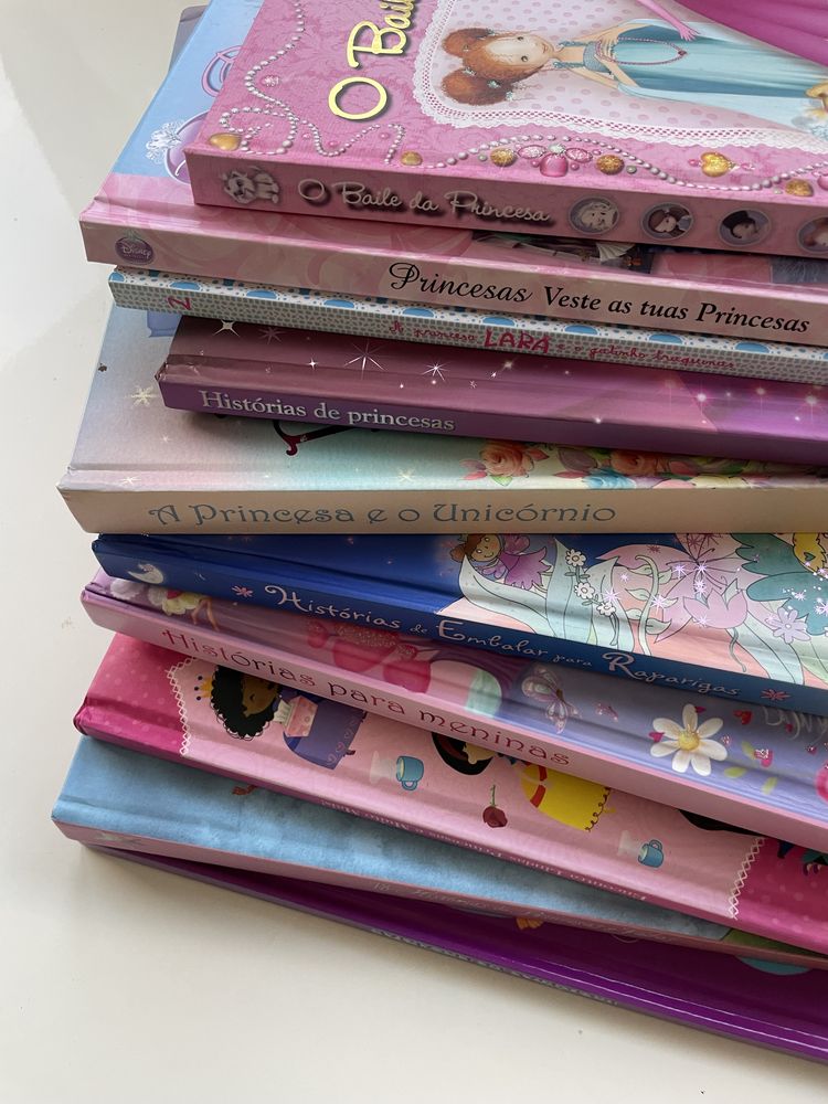 Conjunto de Livros Infantis de princesas