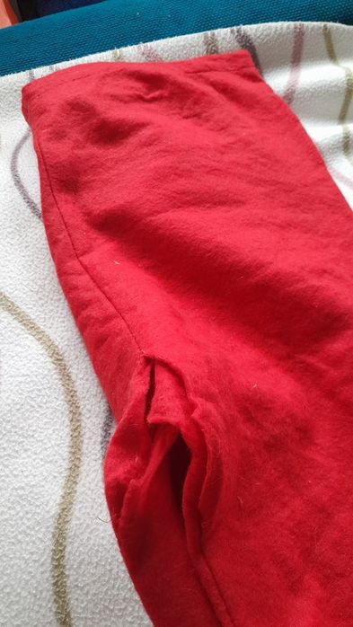 Strój Mikołaja dla dorosłego S do naprawy, uszkodzony