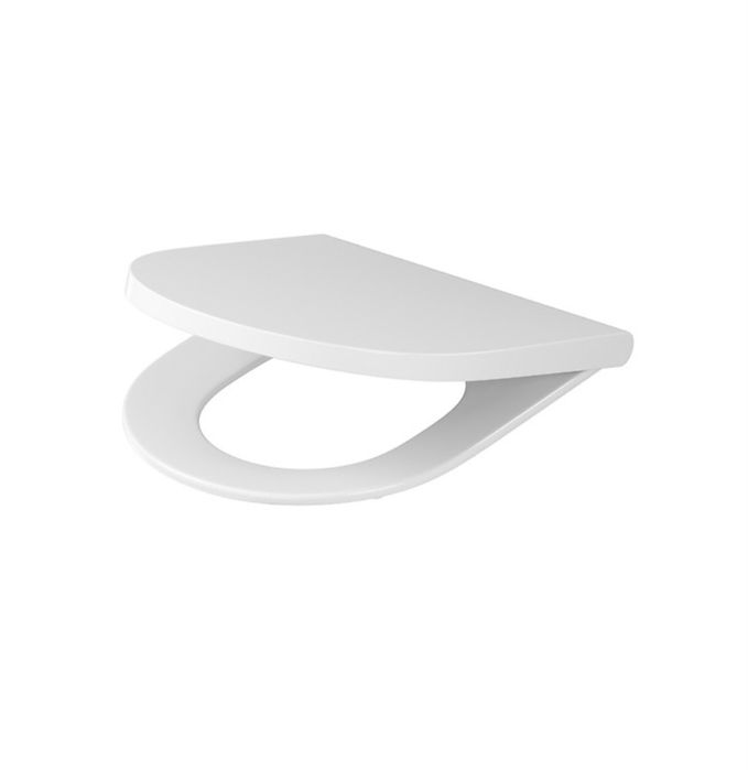 Deska WC jak nowa Cersanit Larga Oval Slim, wolnoopadająca, duroplast