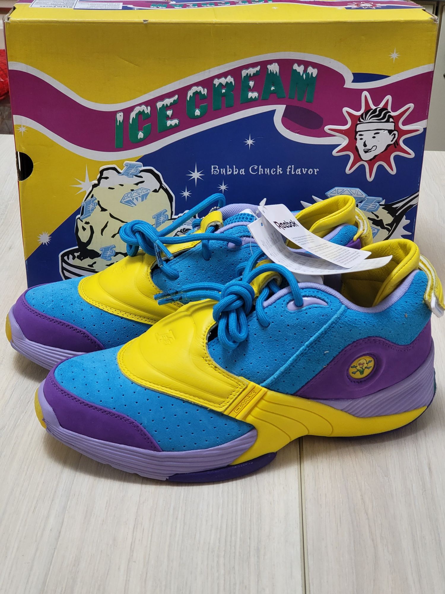 Нові баскетбольні кросівки Reebok BBC Ice Cream x Answer 5 Iverson