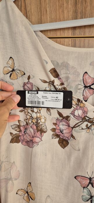 Sukienka 42 podszewka elegancka