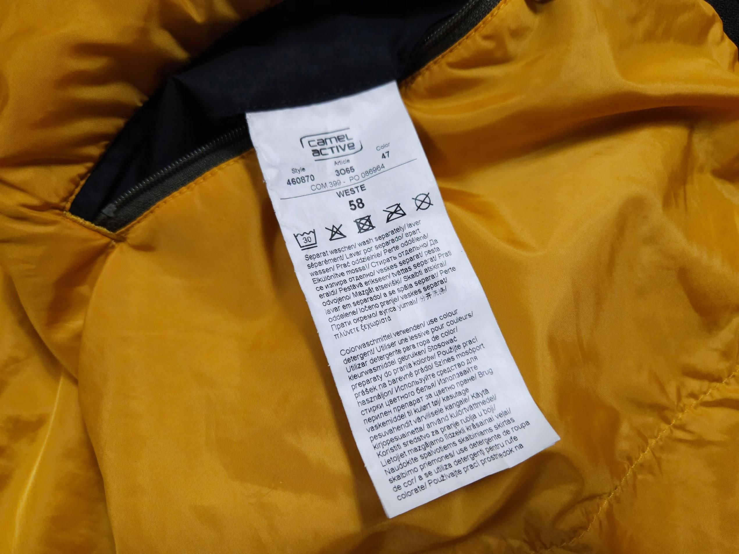 CAMEL ACTIVE Kamizelka Męska Explorers Logowana r. 58