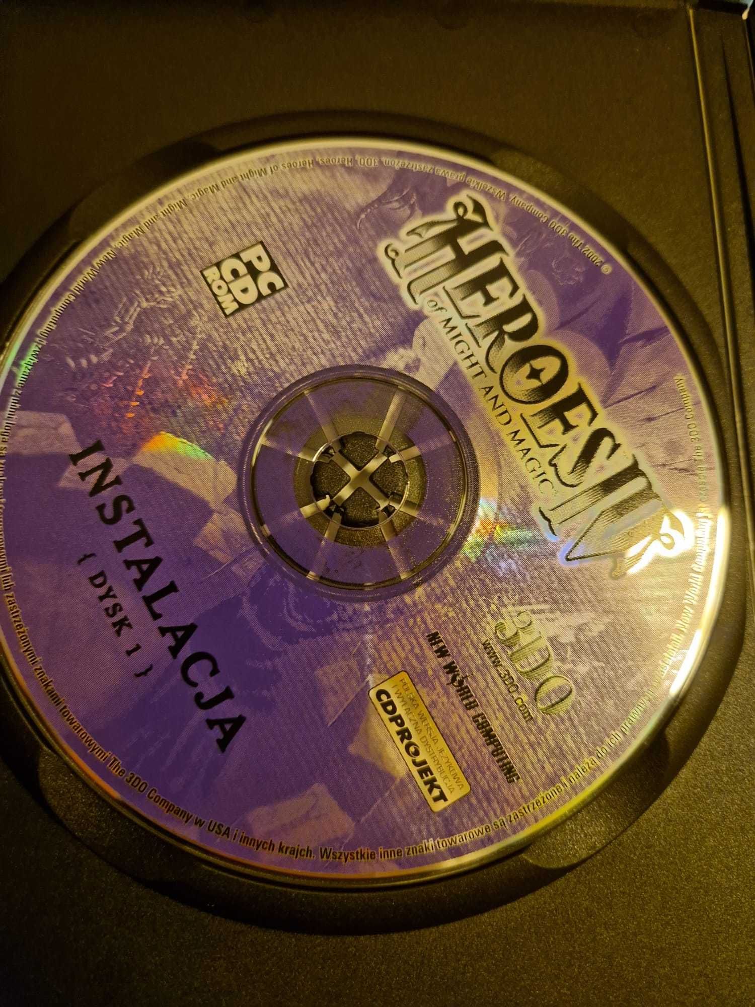 Zestaw Heroes Of Might and Magic część I, II i IV.