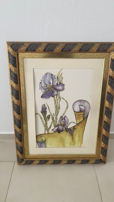 Quadro de flor de 100×70cm