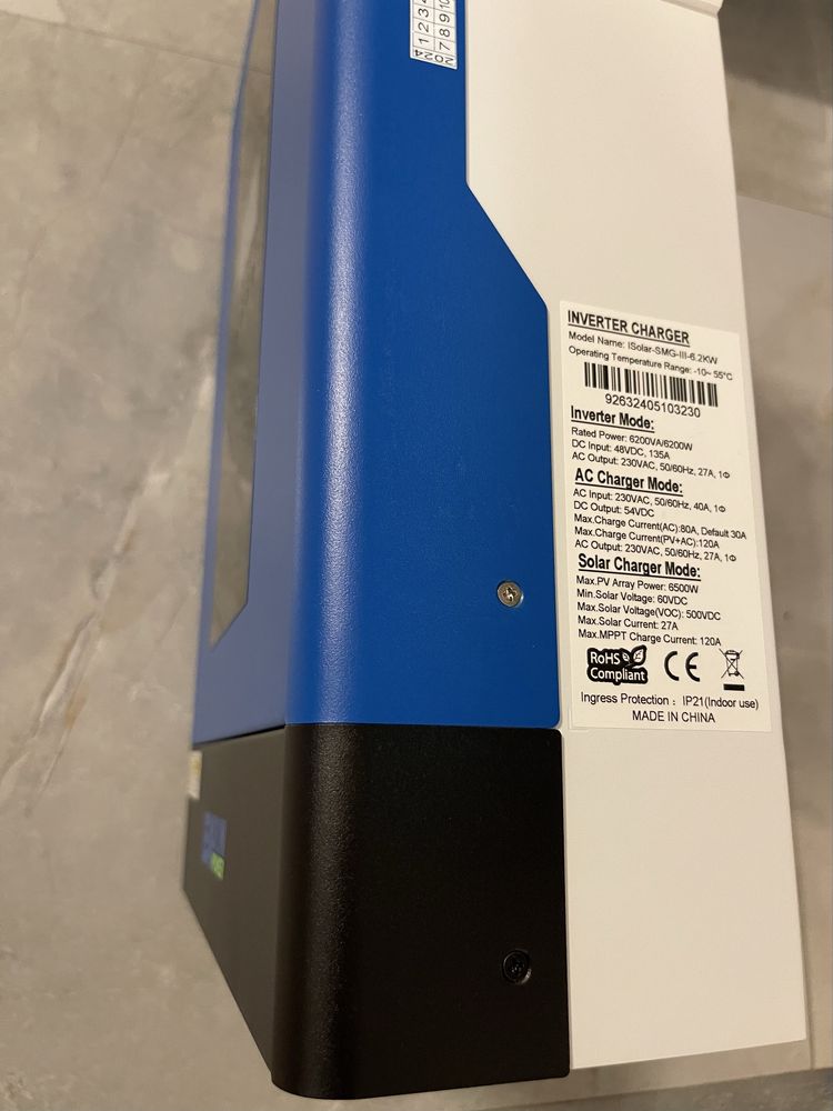 Комплект инвертор EASUN 6.2 + батарея EnergyLab 6.8 квт/ч