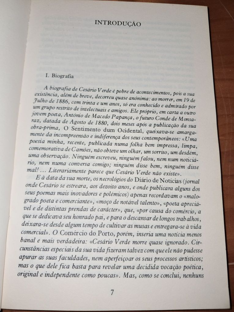 O Livro de Cesário Verde