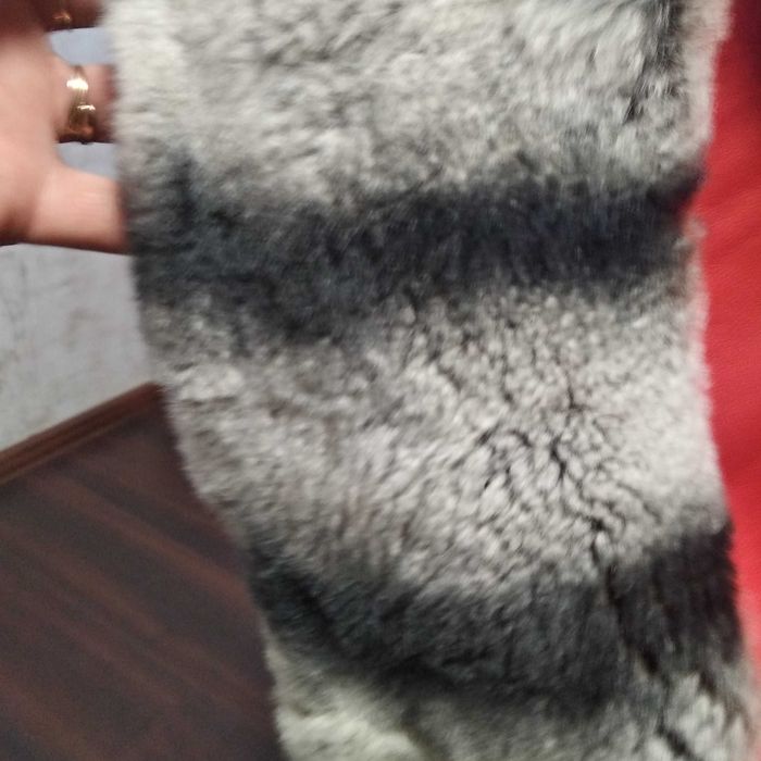 Эксклюзив  кожаная куртка мех шиншилла