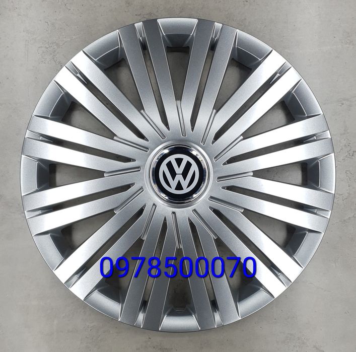 Ковпаки Фольксваген R15 Volkswagen Polo Fox T-Roc Passat Golf Jetta