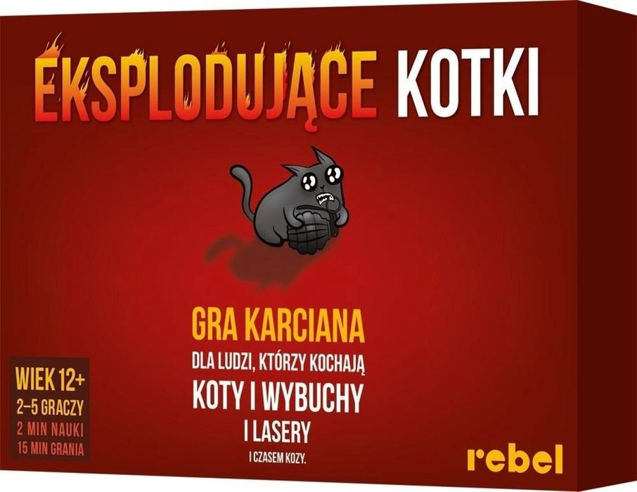 Eksplodujące Kotki REBEL Rebel pudełko,163x116 mm