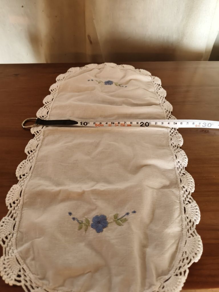 Conjunto 3 panos bordados