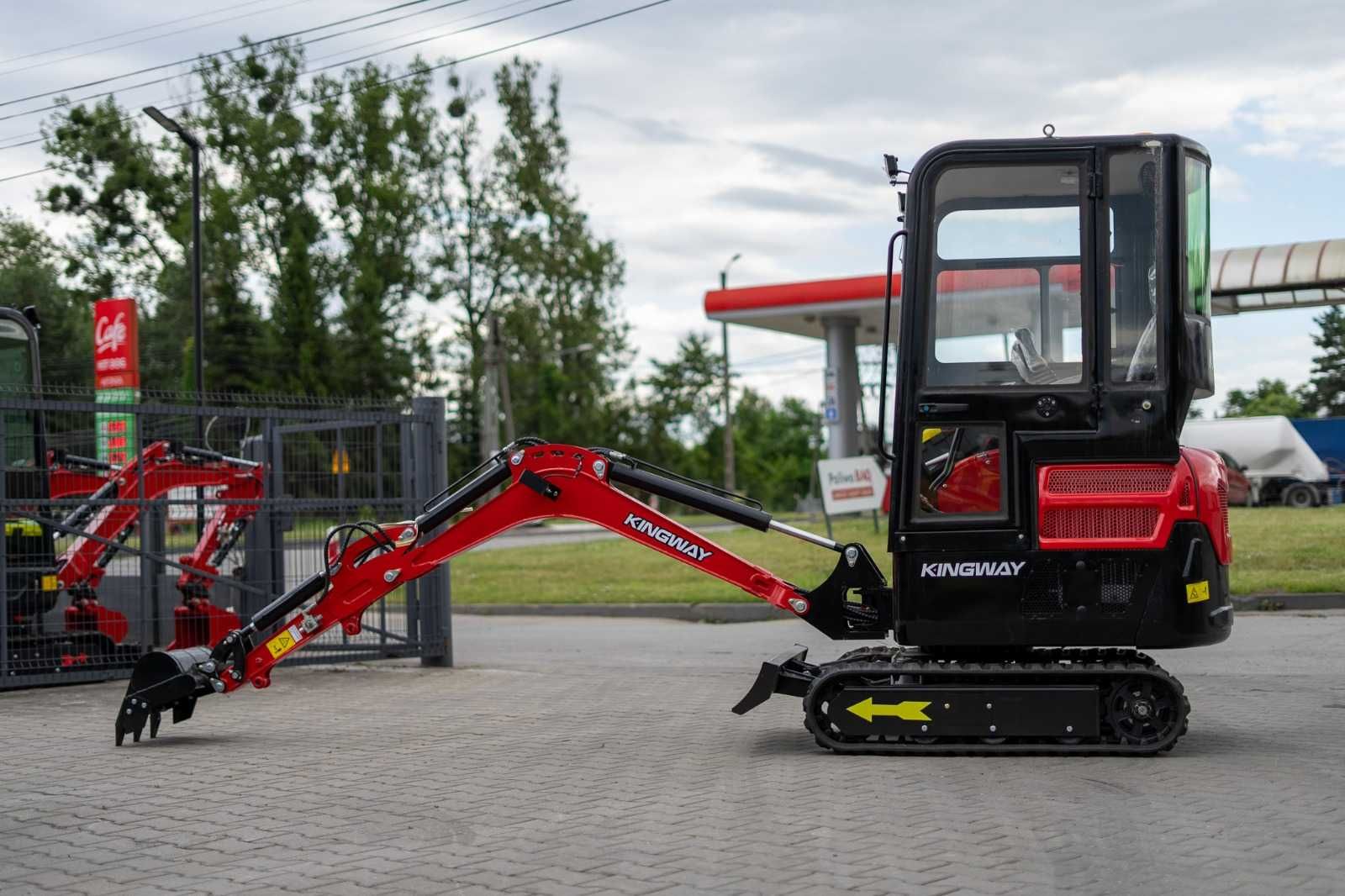 Minikoparka Kingway J15 duża Kabina osprzęt w zestawie NOWA!!