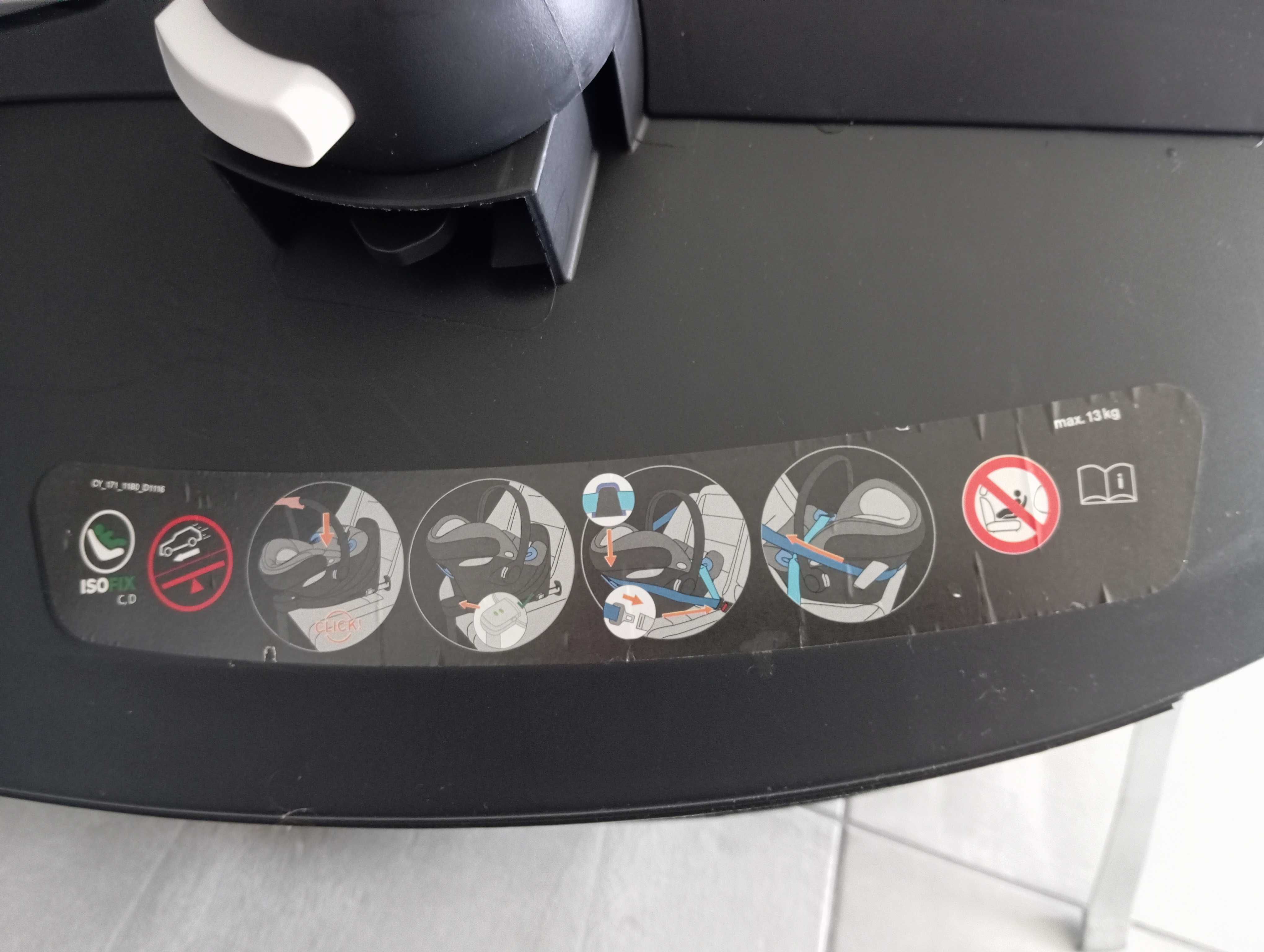 Nosidełko cybex Aton M I-size premium black