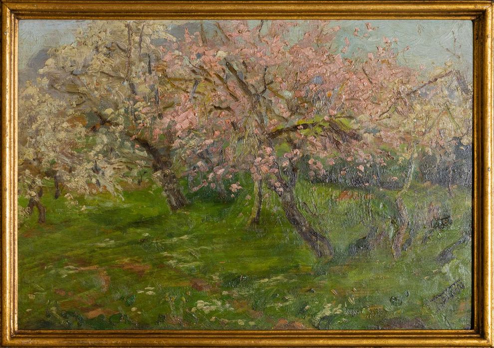Pintura amendoeiras flor Falcão Trigoso | século XX