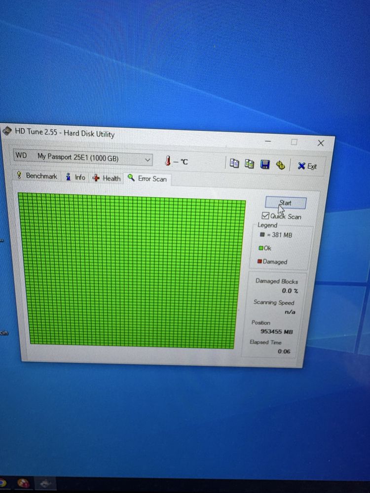 Dysk zewnętrzny 1TB/1000GB, Wd My Passport 4h pracy!