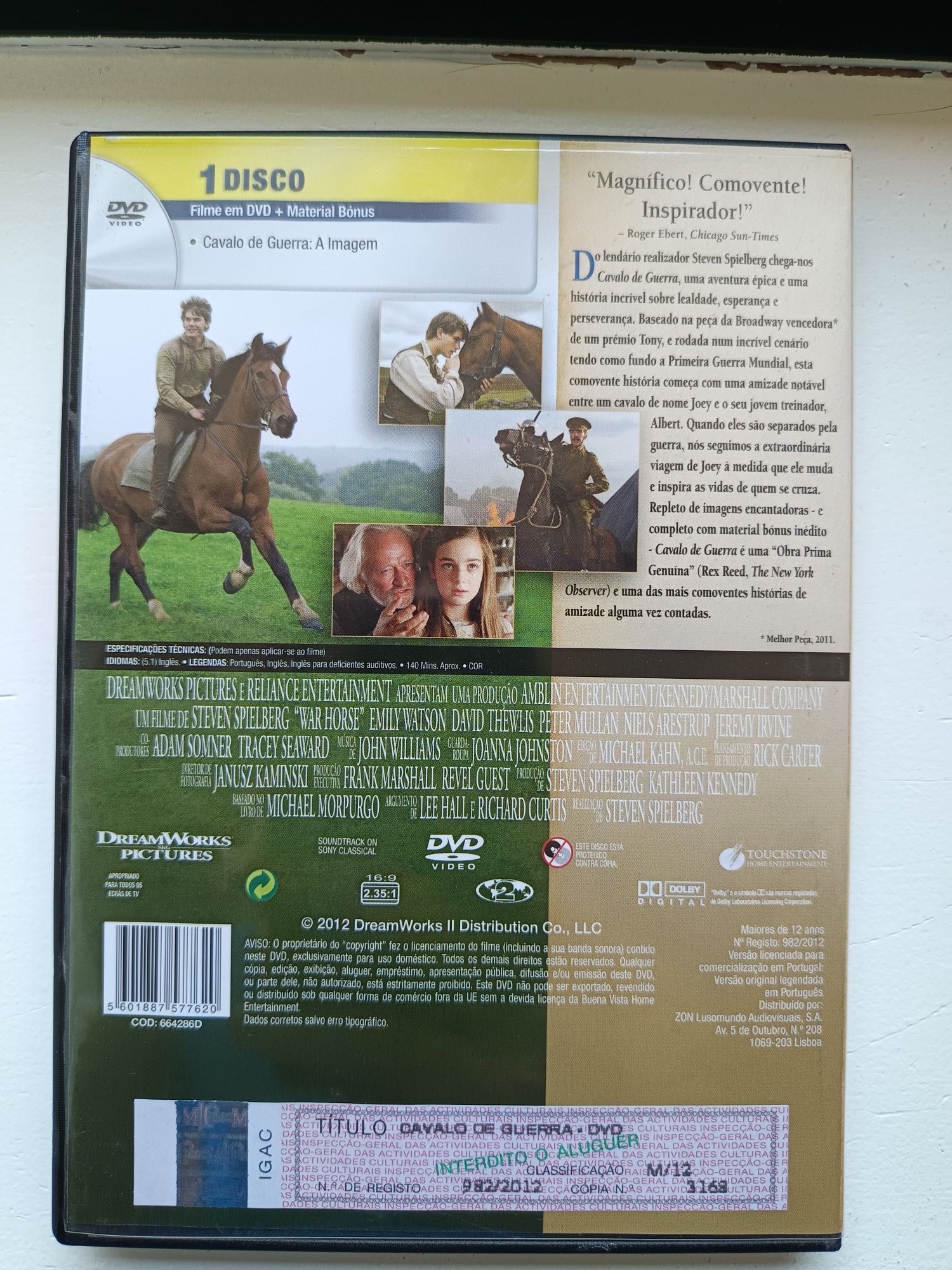 DVD cavalo de guerra