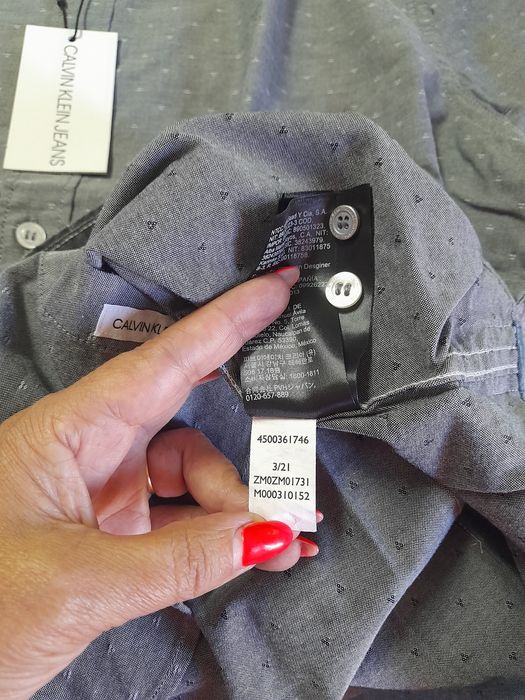 Camisa Cinzenta Calvin Klein Jeans