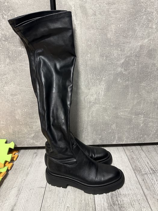 Ботфорти Zara, дуже стильні, розмір 37