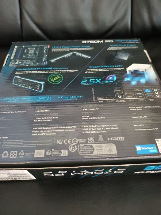 Нова AsRock B760m PG  Riptide DDR5