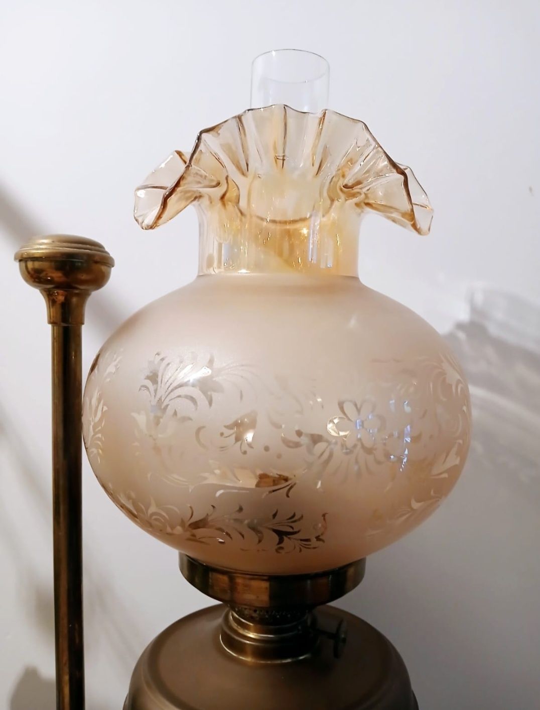 Lampa olejna, naftowa, antyk