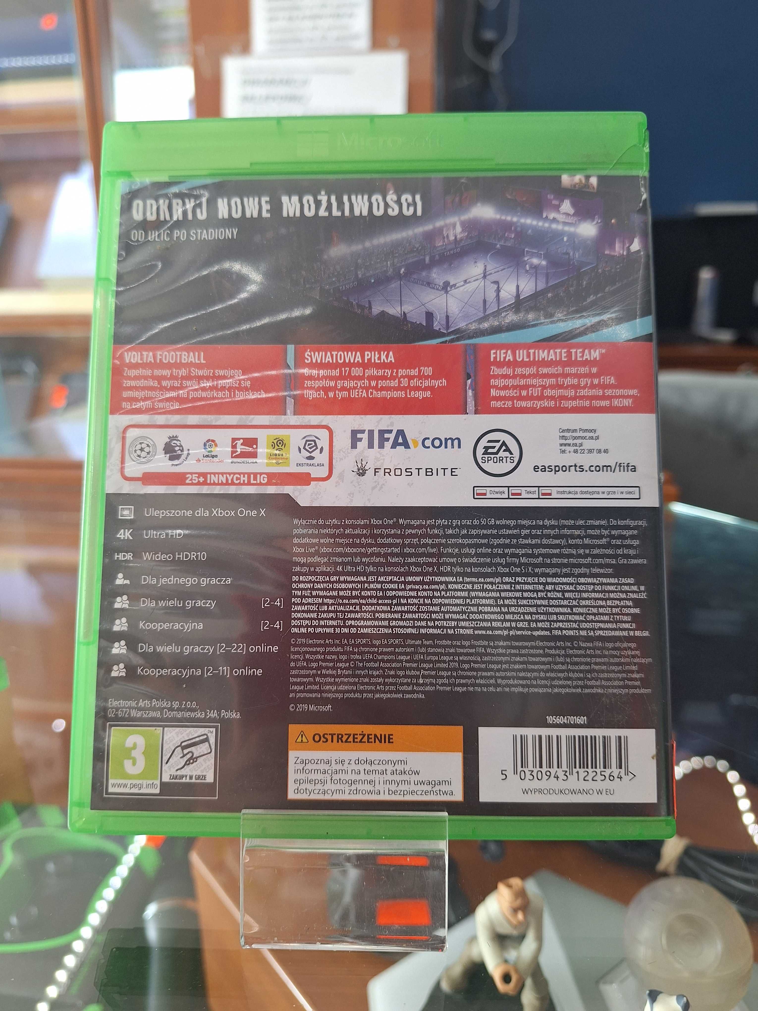 Fifa 20 Xbox One, BDB, Sklep, Wysyłka, Wymiana Centrum Grania