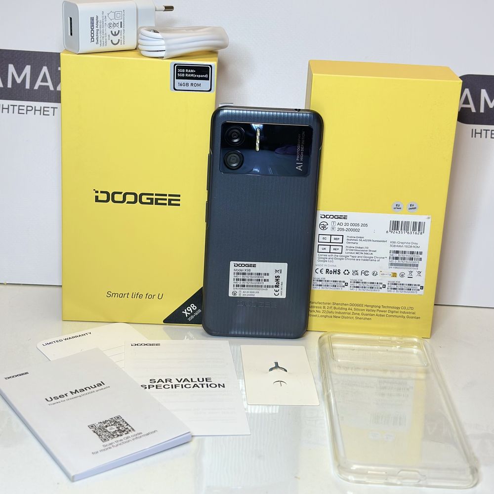 Новий Телефон / Смартфон Doogee X98 3/16GB