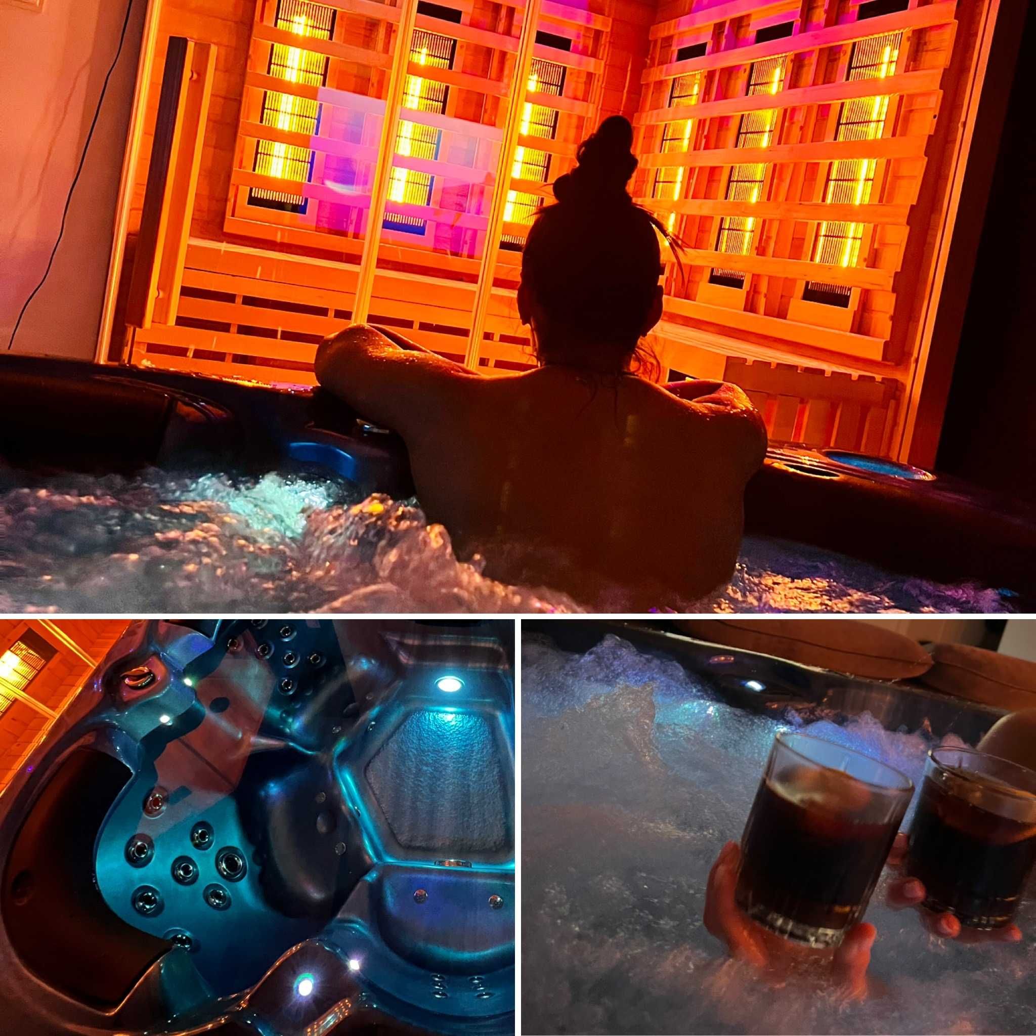 Luksusowy apartament VIP na doby dla Dwojga - prywatne Jacuzzi i Sauna