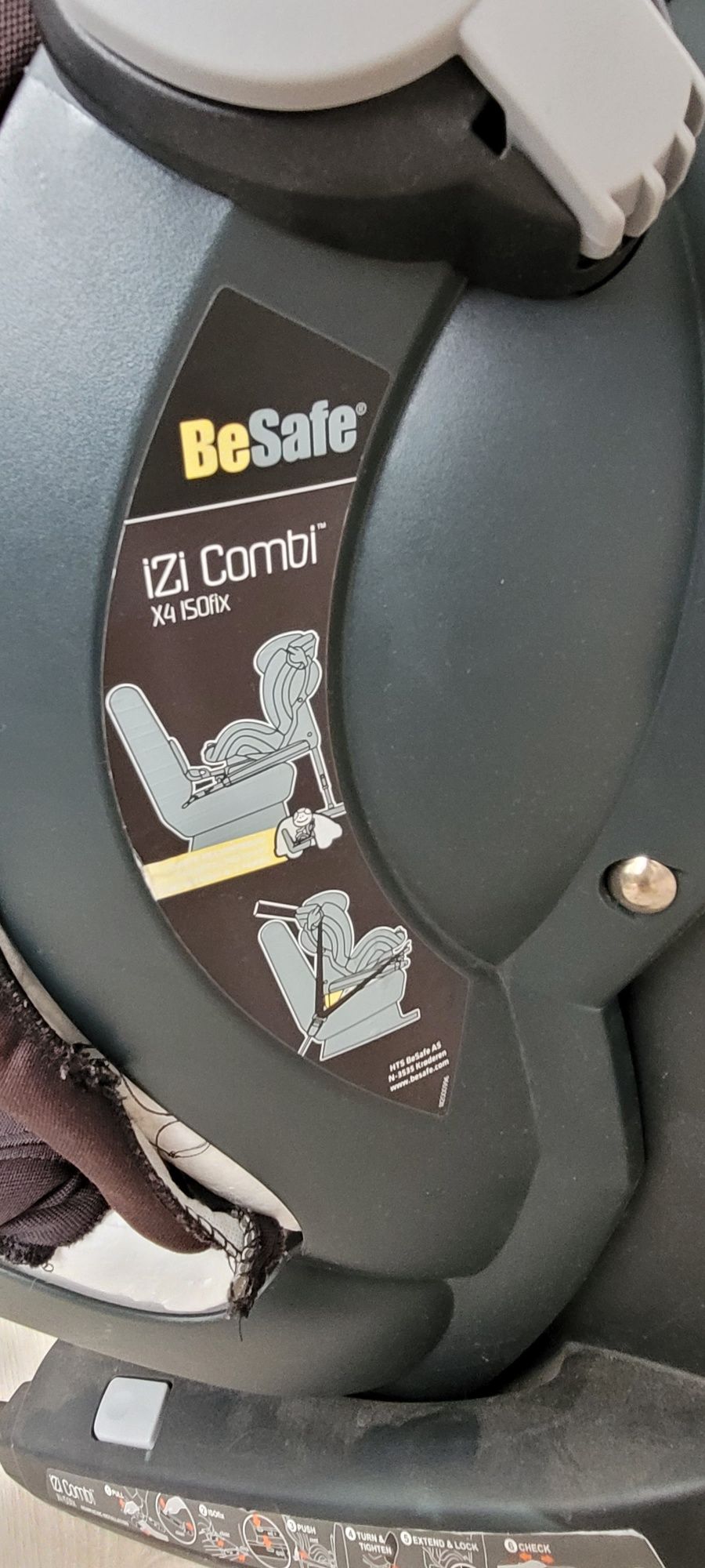 Автокрісло 0-3  BeSafe Izi Combi x4 ISOfix