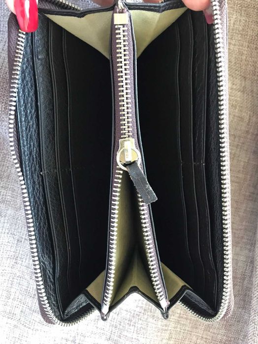 Кошелек Chloé Companion, черный, кожаный