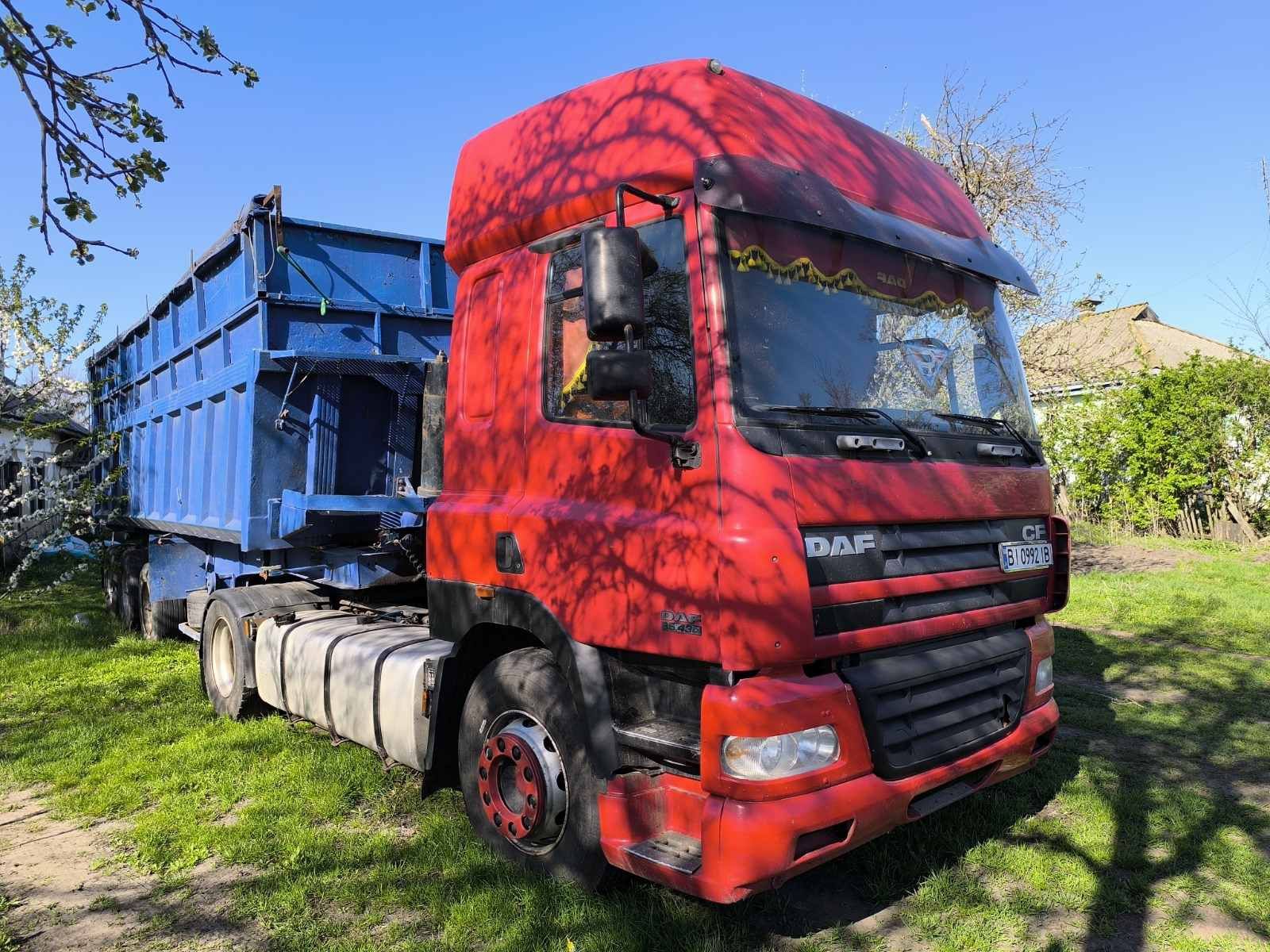 DAF CF85 430K 2006р та KAISER S380 самосвал