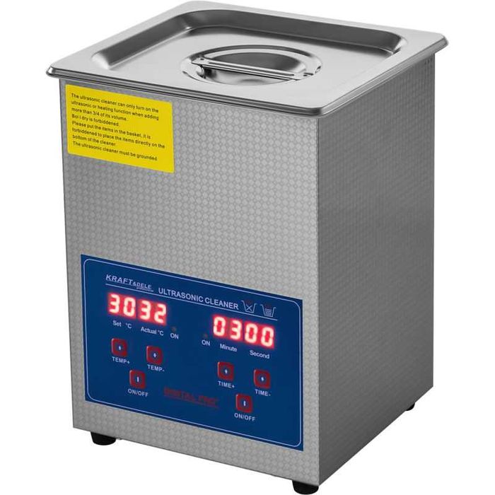Myjka ultradźwiękowa 100W grzanie do 80st 2L KD500