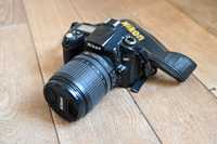 Aparat Lustrzanka Nikon D90+obiektyw Nikkor 18-105mm