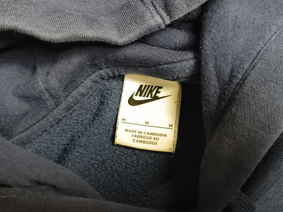 NIKE широке худі чоловіче синє бавовна М