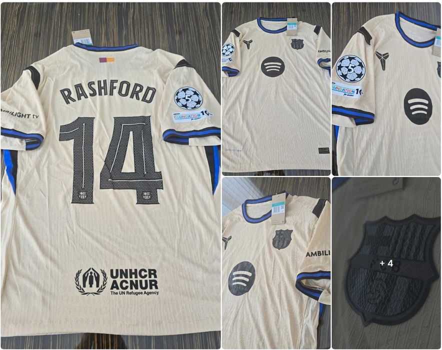 Camisola Barcelona 25/26 - Rashford #14 - Player Version - size XL