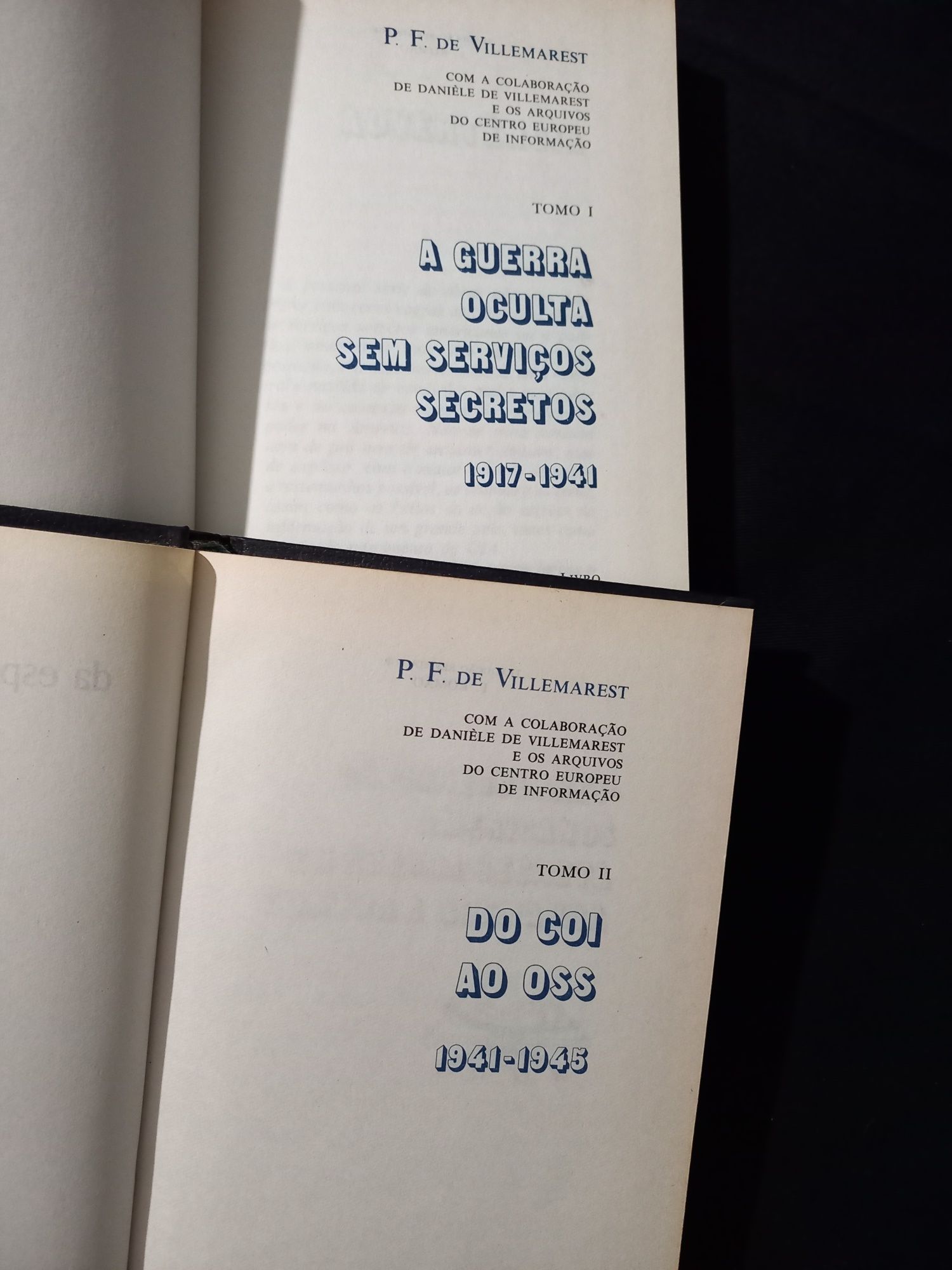 Conjunto Livros de capa dura de espionagem e guerra