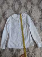 Блуза школьная белая 122р