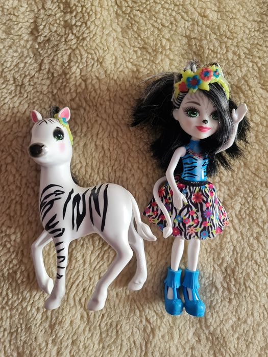 Enchantimals lalka i zwierzątko zebra