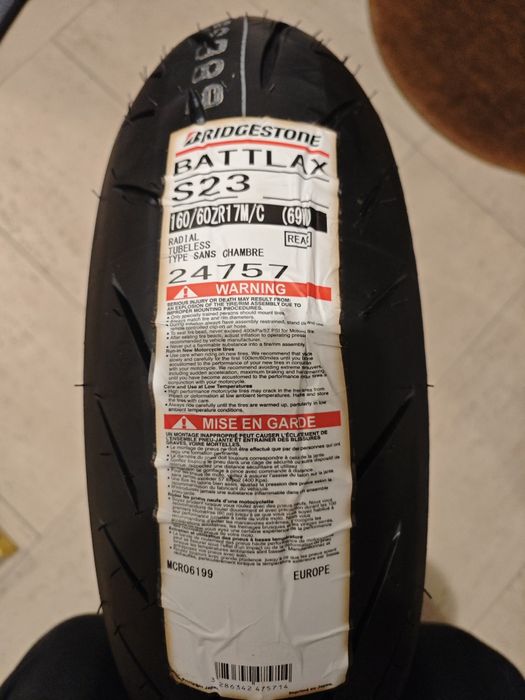 opona Bridgestone Batlax S23 160/60 ZR17