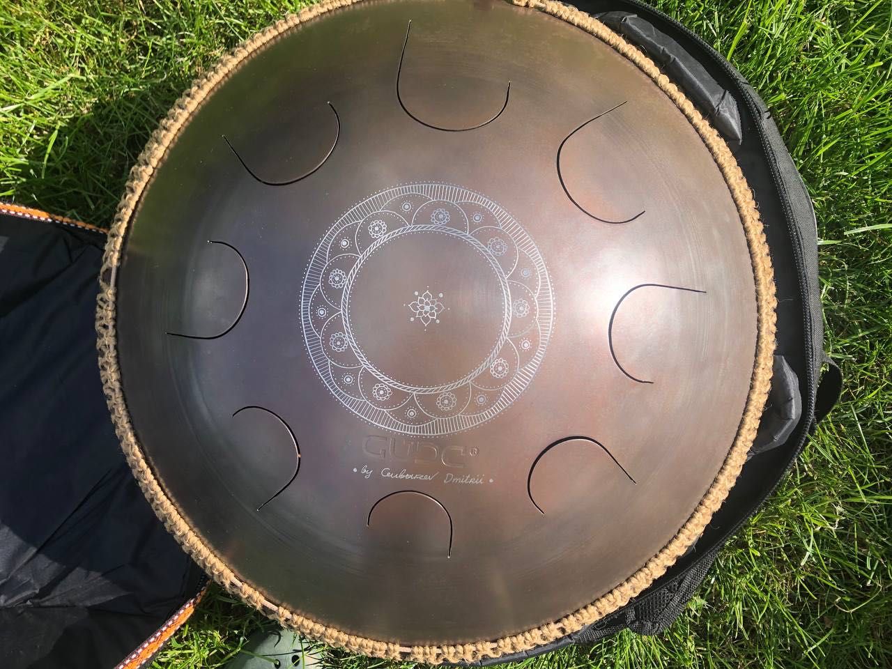Пелюстковий барабан 8 нот 50 см, ханг, глюкофон Guda drum + чохол