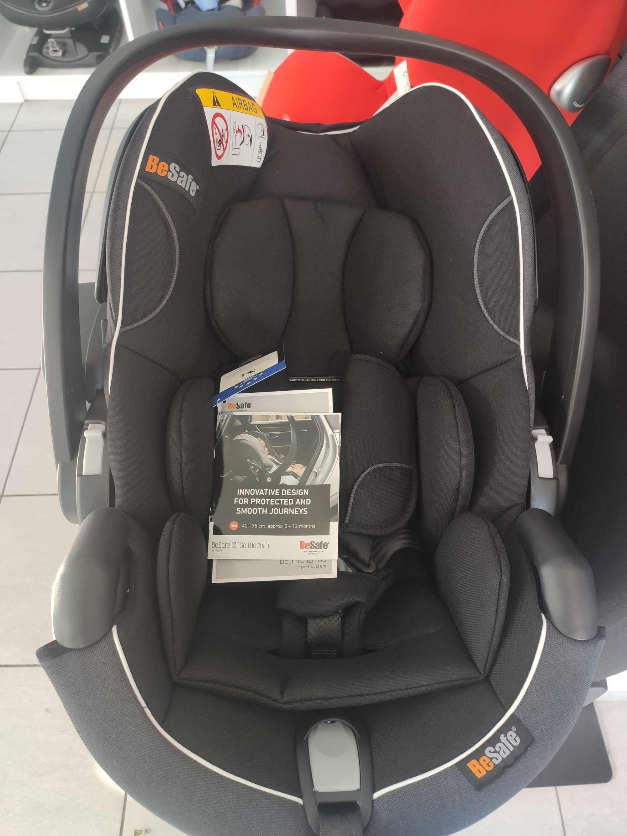 BeSafe iZi Go Modular X1 fotelik 0-13kg 5 gwiazdek ADAC