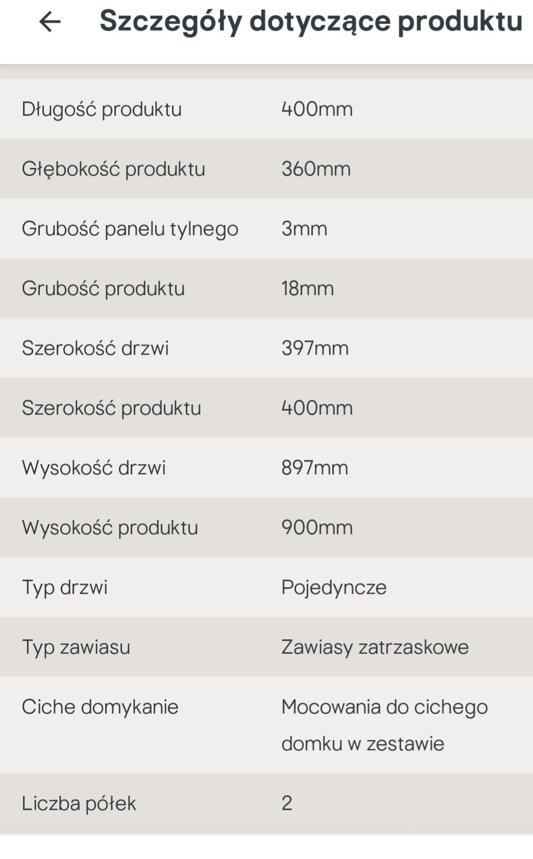 Szafka łazienkowa Imandra taupe lustro