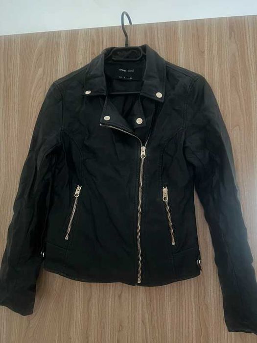 Czarna ramoneska | Skórzana kurtka damska S / 36 / 8