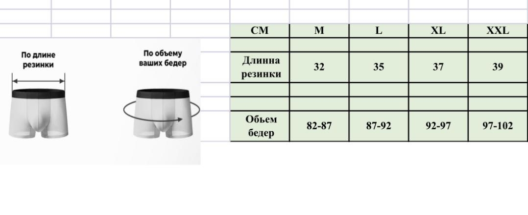 Мужской набор 5 шт боксеры чоловіча білизна ТОП якості