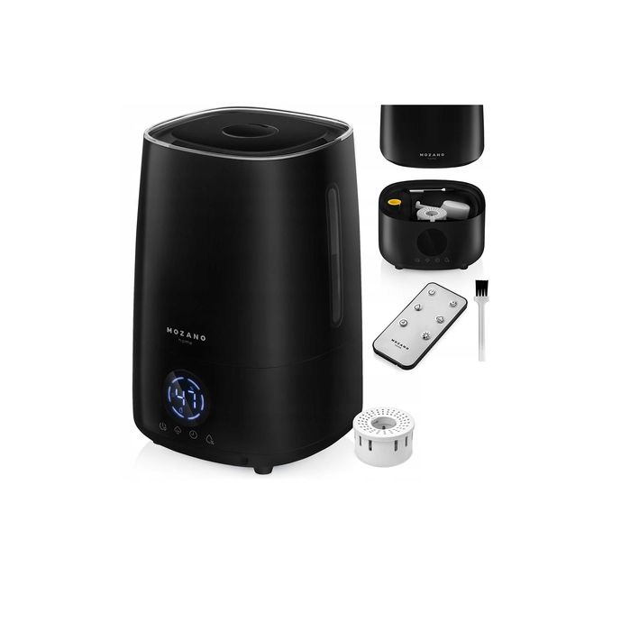 AUTOMATYCZNY Nawilżacz powietrza lampka nocna jonizator dyfuzor ZESTAW