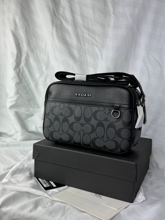 100% ОРИГИНАЛ! Мужская кожаная сумка/месенджер Coach. Разные модели.