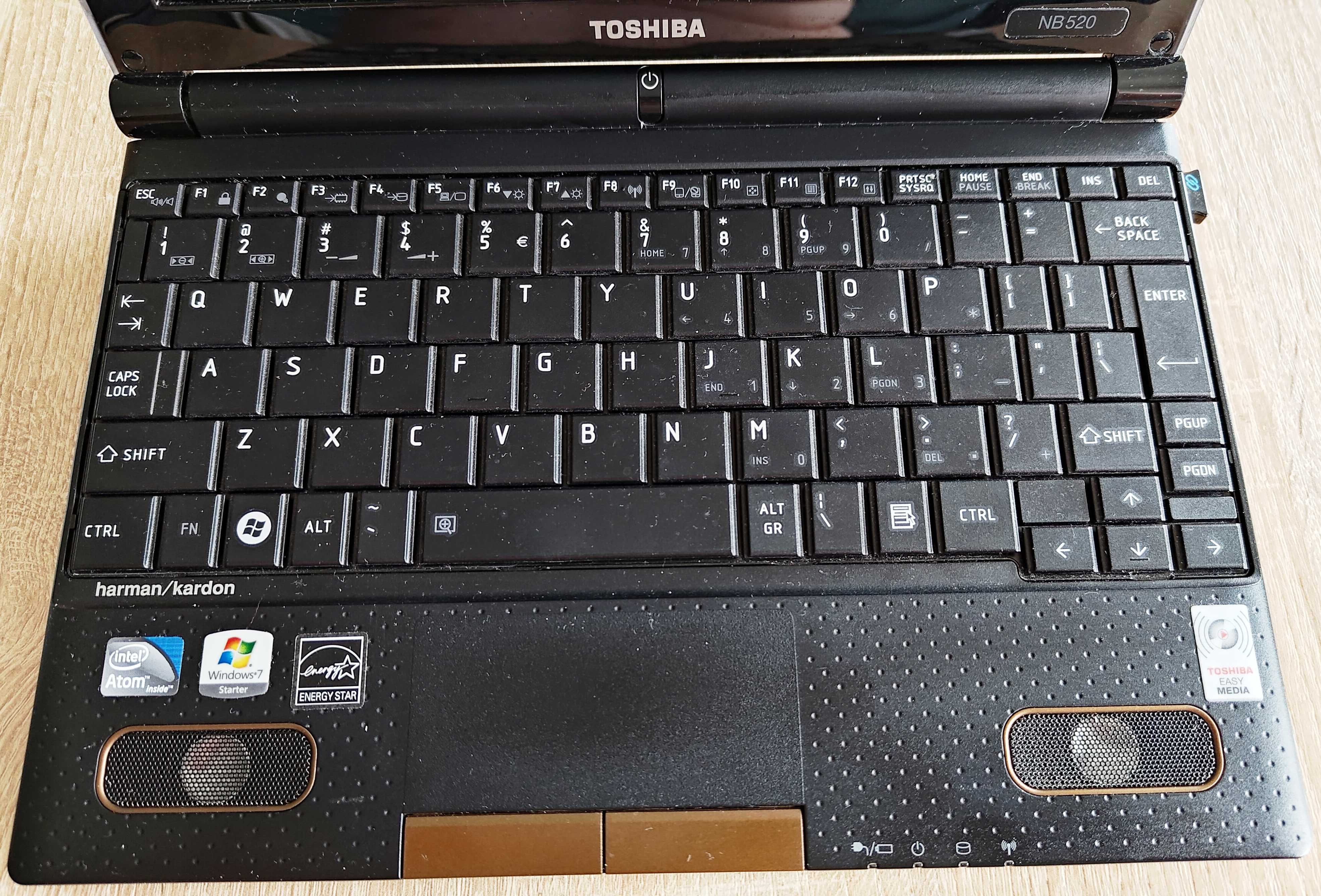 Netbook Toshiba NB520-10M Windows 7 starter