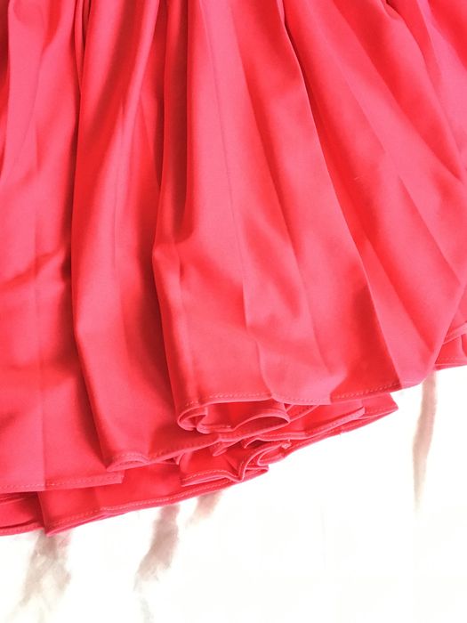 Spódnica plisowana z koła, fuksja, 140-158