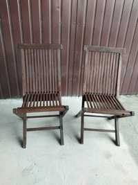 krzesła ogrodowe , drewniane  / 310