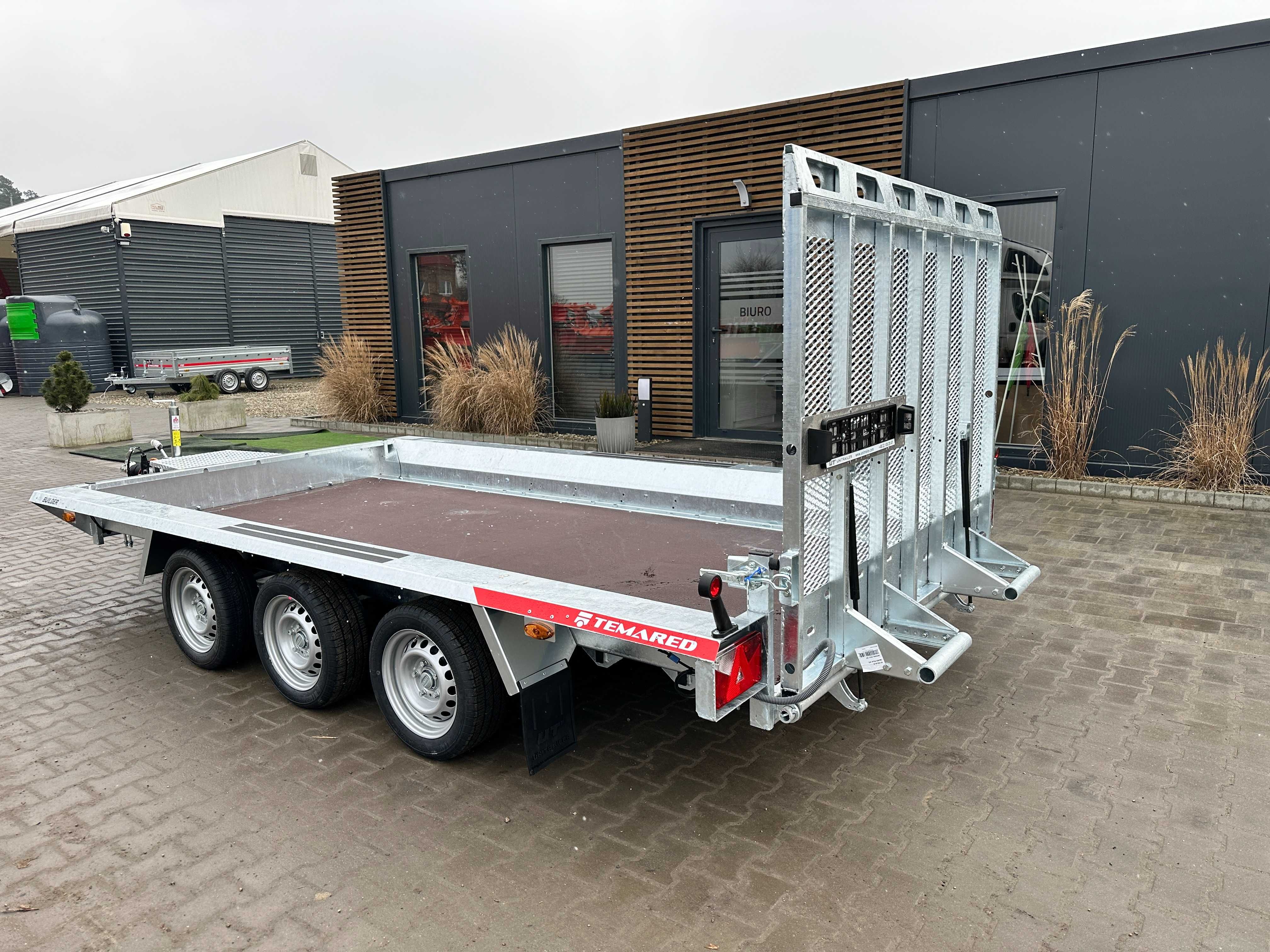 Przyczepa pod minikoparkę Temared BUILDER DMC 3,5T / 3T / 2,7T / 1,8T