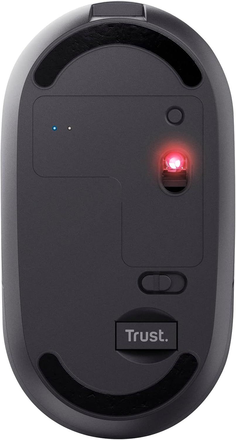 Trust Mysz bezprzewodowa PUCK z Bluetooth lub 2,4 GHz
