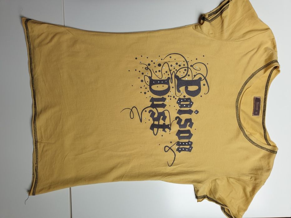 Żółty T-shirt M Top Secret